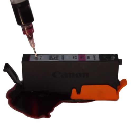 Canon CLI-671 leaking cartridge